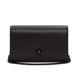ALEXANDER MCQUEEN WOMANS SMALL SKULL IN BLACK