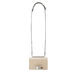 ALEXANDER MCQUEEN WOMANS THE BIKER MINI JEWELLED SATCHEL IN CAMEL