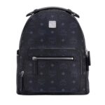 MCM SMALL STARK BACKPACK IN VISETOS BLACK