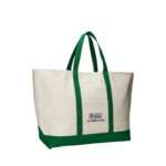 RALPH LAUREN LOGO-EMBROIDERED CANVAS TOTE