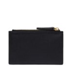 STELLA MCCARTNEY LOGO GRAINY ALTER MAT ZIP CARDHOLDER