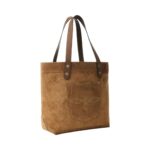 RALPH LAUREN ROUGHOUT SUEDE TOTE