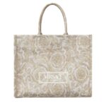 VERSACE BAROCCO ATHENA LARGE TOTE BAG