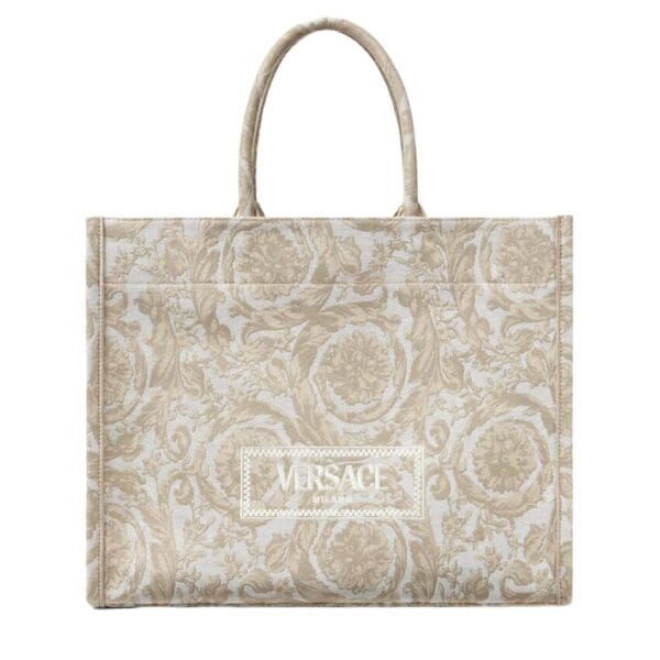 VERSACE BAROCCO ATHENA LARGE TOTE BAG