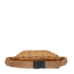 MCM SMALL X BAPE FURSTEN BELT BAG IN VISETOS COGNAC