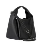 LA GARCONNE TOTÊME BUCKET BAG — BLACK