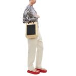 LA GARCONNE PLAN C STRAW MEDIUM SHOPPER