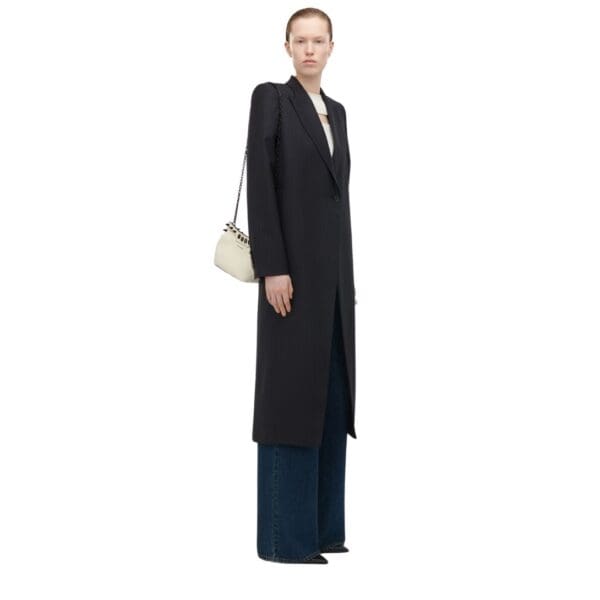 ALEXANDER MCQUEEN WOMENS THE PEAK BAG MINI WITH CHAIN IN SOFT LVORY