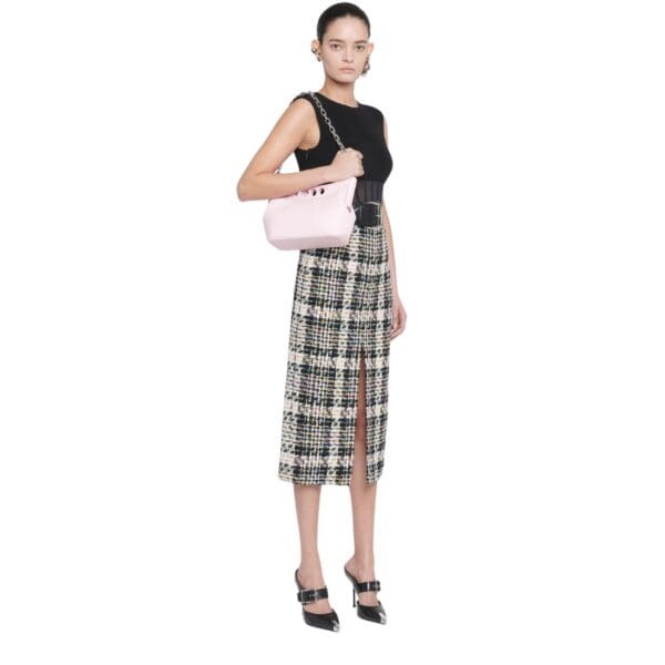 ALEXANDER MCQUEEN WOMENS THE PEAK BAG SMALL IN NEW PINK
