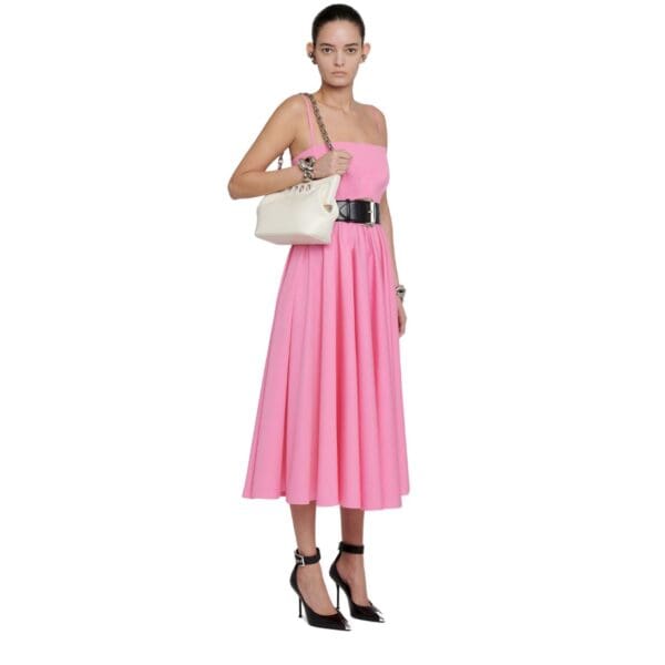 ALEXANDER MCQUEEN WOMENS THE PEAK BAG SMALL IN SOFT LVORY