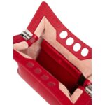 ALEXANDER MCQUEEN WOMENS THE PEAK BAG SMALL IN WELSH RED