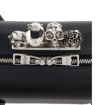 ALEXANDER MCQUEEN WOMENS THE REVERSE CLUTCH IN BLACK