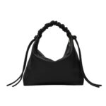 PROENZA MEDIUM DRAWSTRING SHOULDER BAG BLACK