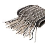 STELLA MCCARTNEY FRAYME STUDDED GRAINY ALTER MAT BUCKET BAG