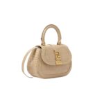 VERSACE CROC-EFFECT GRECA GODDESS MINI BAG