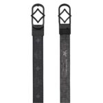 MCM DIAMOND BUCKLE REVERSIBLE MONOGRAM BELT BLACK