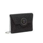 VERSACE CRYSTAL LA MEDUSA ENVELOPE CLUTCH