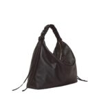 PROENZA LARGE DRAWSTRING SHOULDER BAG BLACK
