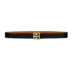 GIVENCHY REVERSIBLE BELT IN BOX LEATHER SOFT TAN