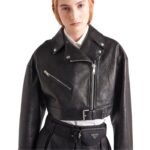 PRADA LEATHER BIKER JACKET