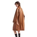 PRADA NAPPA LEATHER COAT