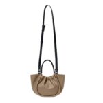 PROENZA SMALL RUCHED CROSSBODY TOTE LIGHT TAUPE