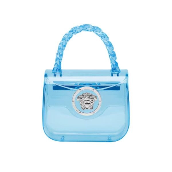 VERSACE LA MEDUSA TRANSPARENT MINI BAG