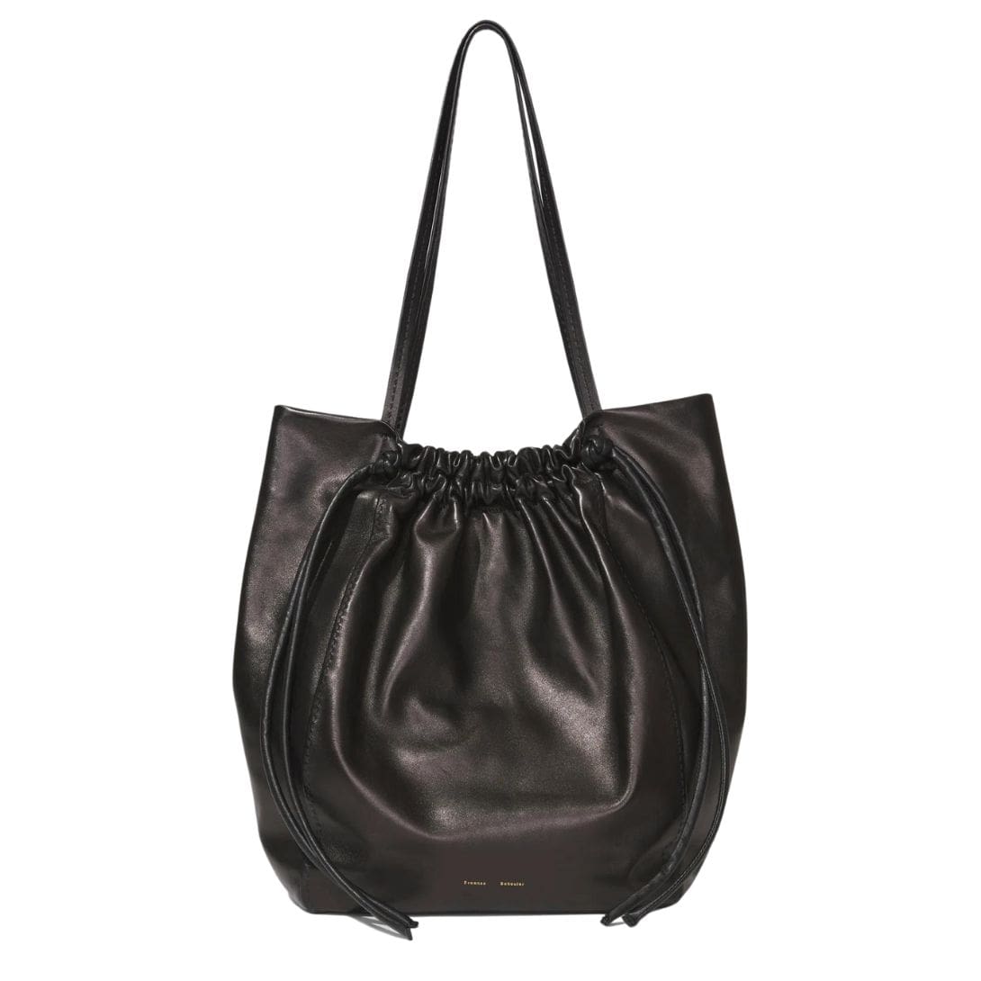 PROENZA DRAWSTRING TOTE BLACK