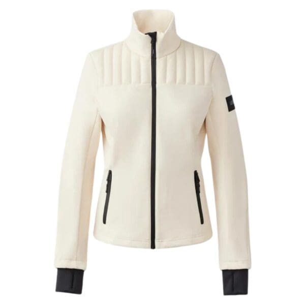 mackage lenora bonded 3-layer ski jacket with stand collar