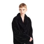 PRADA SHEARLING CABAN JACKET