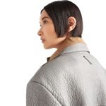 PRADA SINGLE BREASTED NAPPA LEATHER JACKET