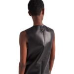 PRADA STRETCH NAPPA LEATHER VEST