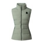 MACKAGE GISELA STRETCH LIGHT DOWN VEST WITH STAND COLLAR
