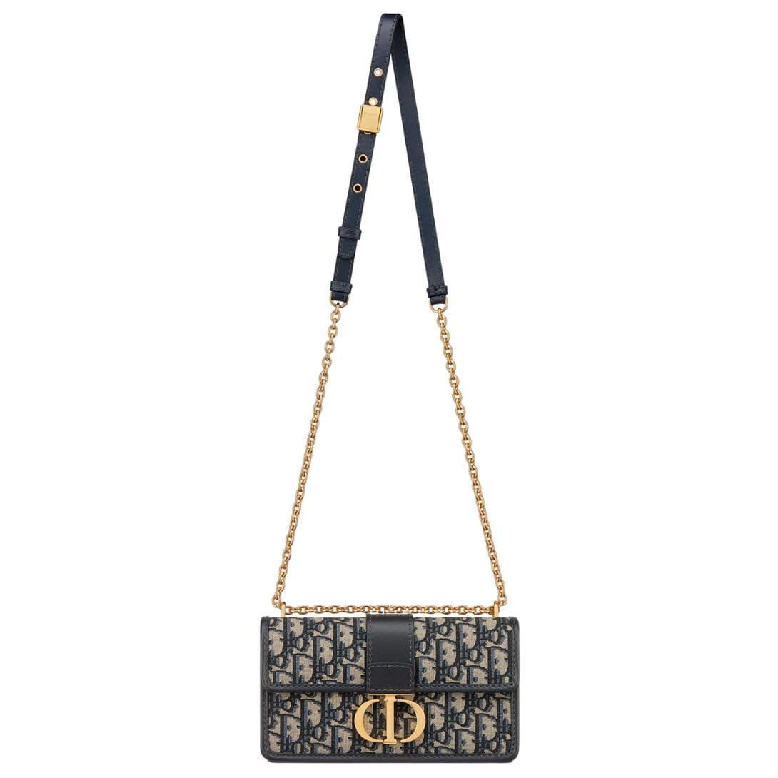 DIOR 30 MONTAIGNE EAST-WEST BAG WITH CHAIN