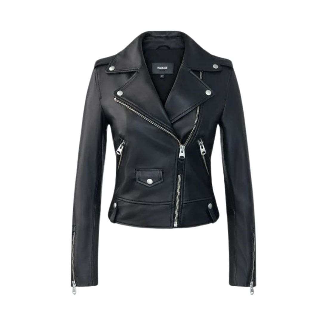 VMACKAGE BAYA (R) LEATHER BIKER JACKET