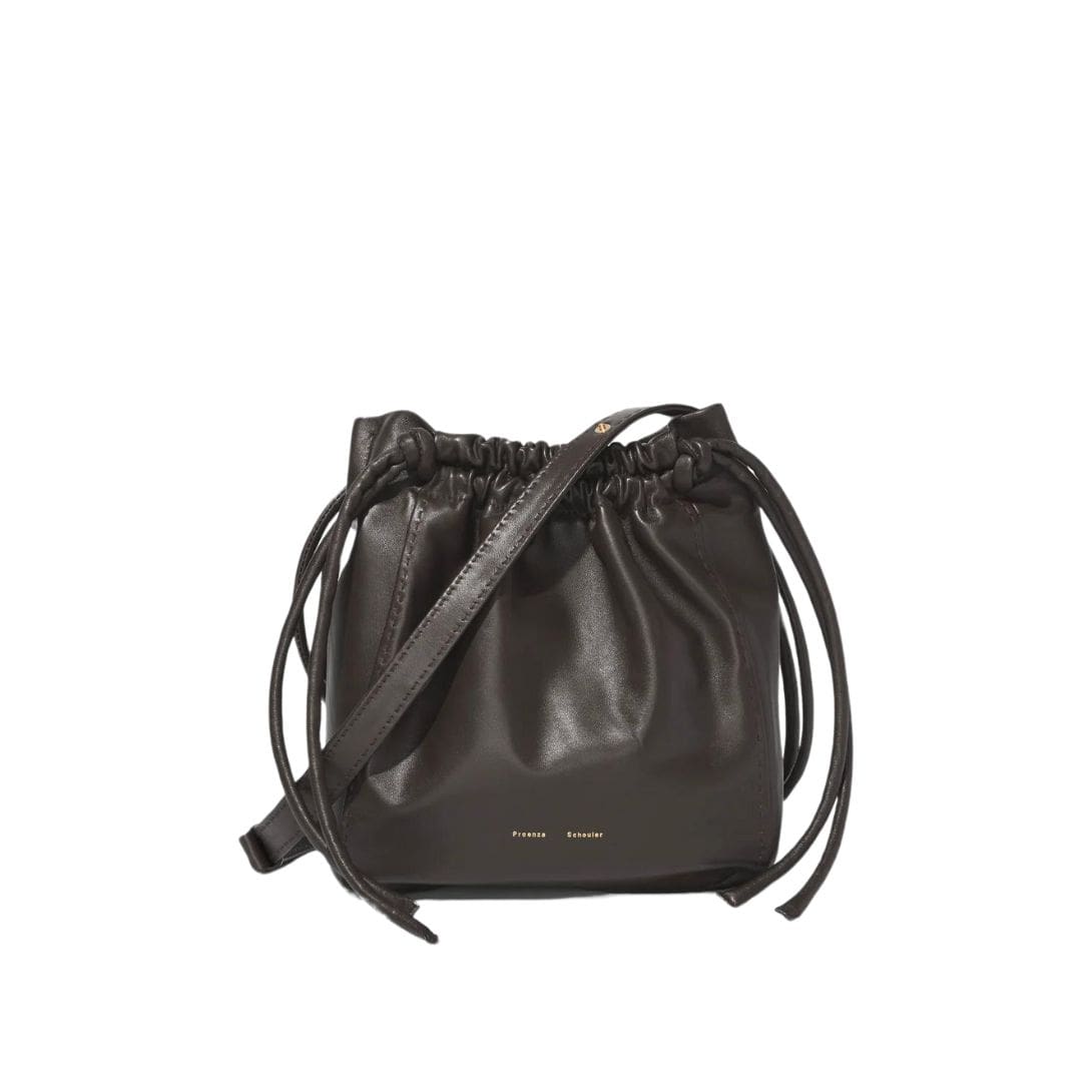 PROENZA DRAWSTRING POUCH DARK CHOCOLATE