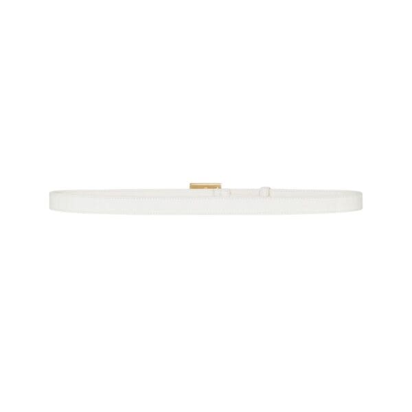 GIVENCHY 4G BELT IN LEATHER IVORY