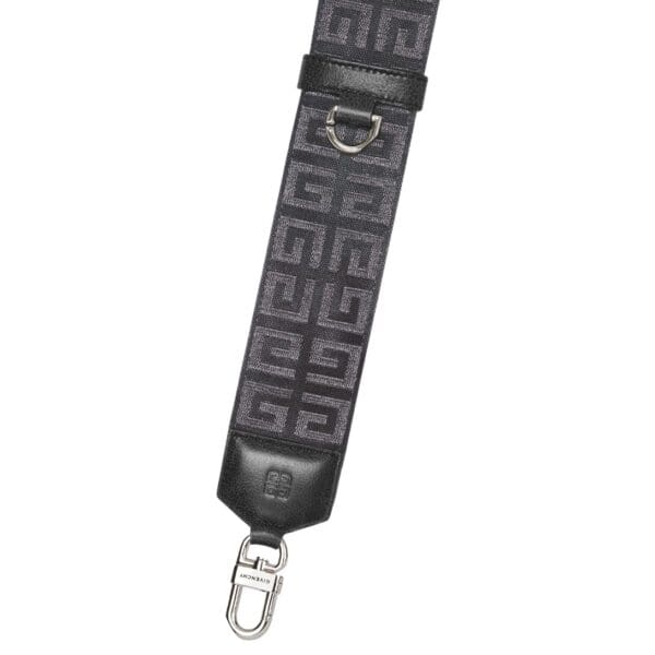 GIVENCHY STRAP IN 4G LUREX EMBROIDERY BLACK