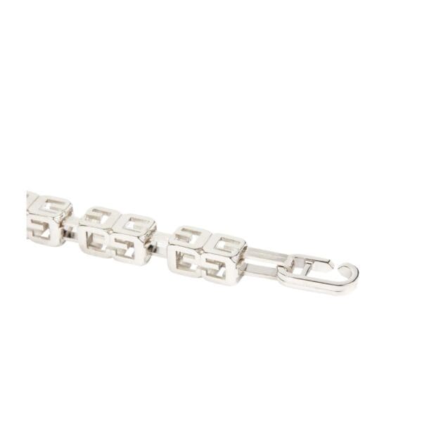 GIVENCHY G CUBE CHAIN STRAP IN METAL PALLADIUM