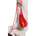 PROENZA FLIP SHOULDER BAG IN SATIN RED