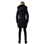 MACKAGE KAY DOWN COAT WITH BLUE FOX FUR SIGNATURE MACKAGE COLLAR