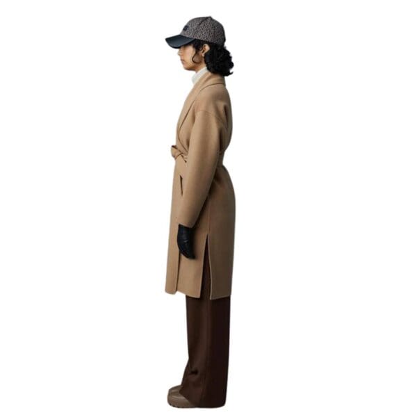 MACKAGE THALIA DOUBLE-FACE WOOL ROBE COAT