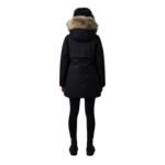 VMACKAGE KINSLEE 2-IN-1 OVERSIZED DOWN PARKA WITH BIB AND NATURAL FUR