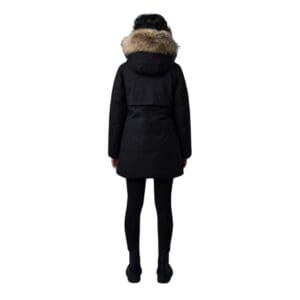 MACKAGE KINSLEE 2-IN-1 OVERSIZED DOWN PARKA WITH BIB AND NATURAL FUR