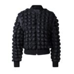 MACKAGE HELEN DIAMOND QUILTED BOMBER JACKET