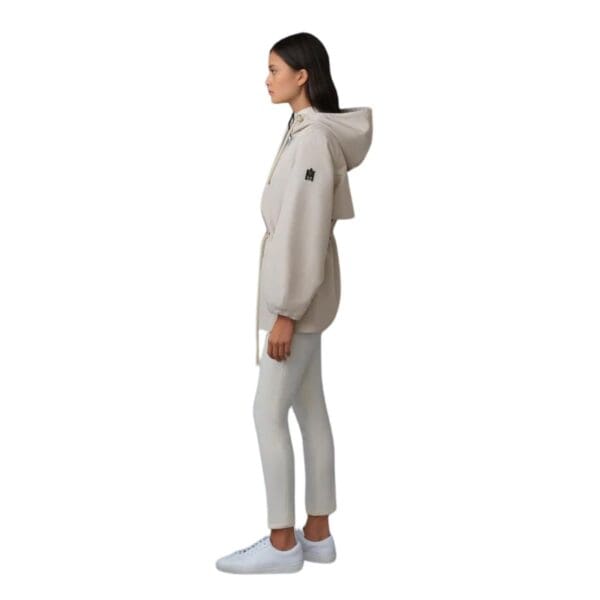 MACKAGE KALEA TECHNICAL RAIN JACKET WITH DRAWCORD WAIST