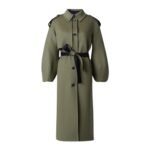 MACKAGE CEYLA DOUBLE-FACE WOOL COAT WITH SASH BELT