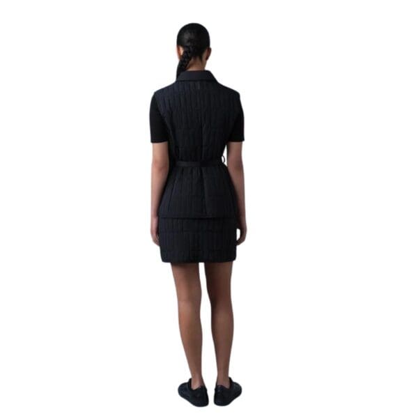 MACKAGE HELIA LIGHT DOWN VERTICAL QUILTED VEST