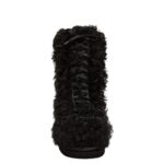 MAGDA BUTRYM SHEARLING COMBAT BOOTS IN BLACK