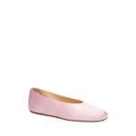 MAGDA BUTRYM SATIN BALLET FLATS IN PINK